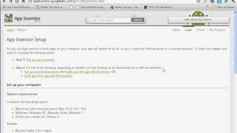 Google App Inventor - Setup.avi