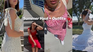 Summer Haul + Outfit Ideas ❤️  (Quiet Luxury, European Summer Outfits ) Ft. RIHOAS Dress