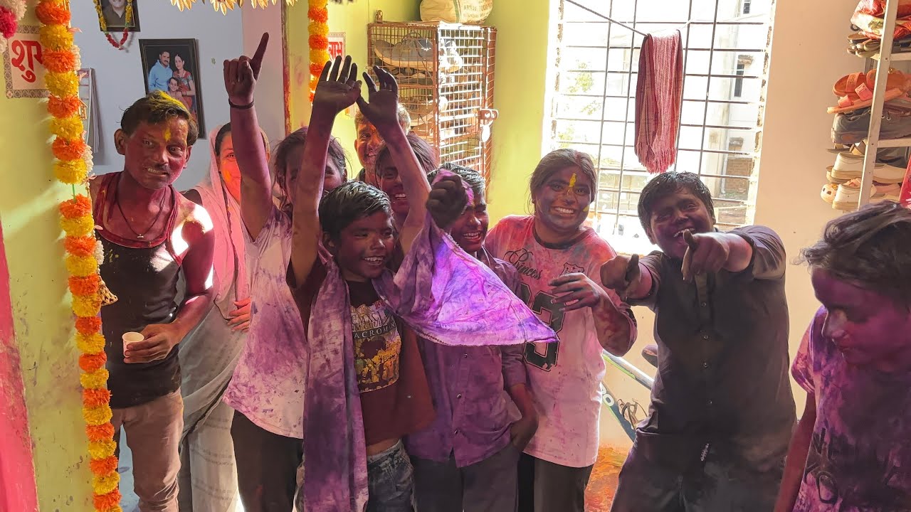 Holi full masti vlog😍|| Vloggre Khushi model 