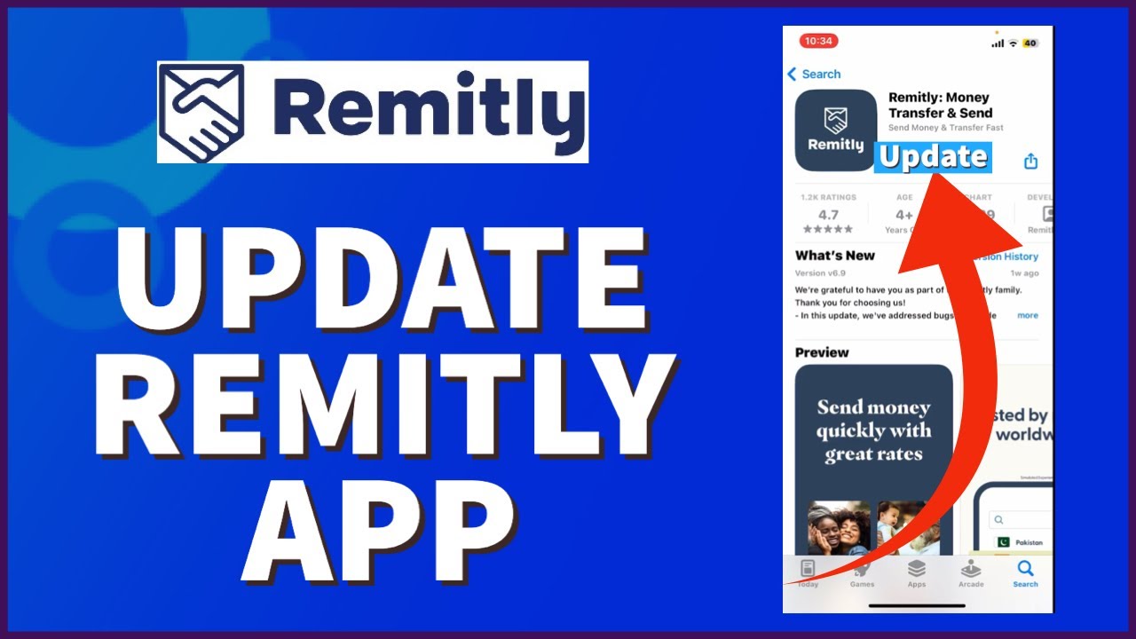 Remitly Sample How to Update Remitly Application on iOS Device 2024? Remitly App ...