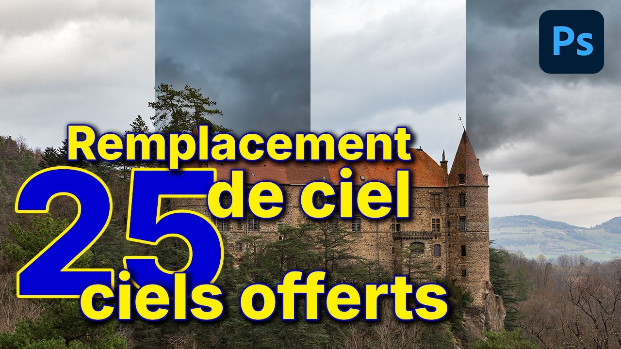 Ratez Pack de 25 Ciels OFFERT ! Ne ratez plus vos photos ! Changez le ciel en ...