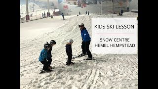 Kids Ski Lesson at the Snow Centre, Hemel Hempstead