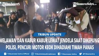 Kabur Lewat Jendela saat Dikepung Tim Buser 77 Kendari, Pencuri Motor Keok Dihadiahi Timah Panas
