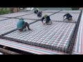How To Use Install Steel On Flat Roofs | Basic Construction Guide Of Reinforced Concrete Roof
