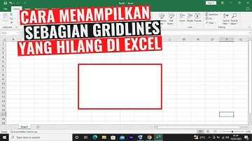 Cara Menampilkan Sebagian Gridlines Yang Hilang di Microsoft Excel