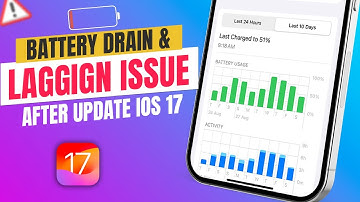 How to Fix iPhone Battery Draining Fast Issue After the Update iOS 17 | iPhone Lagging Issue