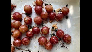 WHAT'S FOR DINNER | ROASTED GRAPES