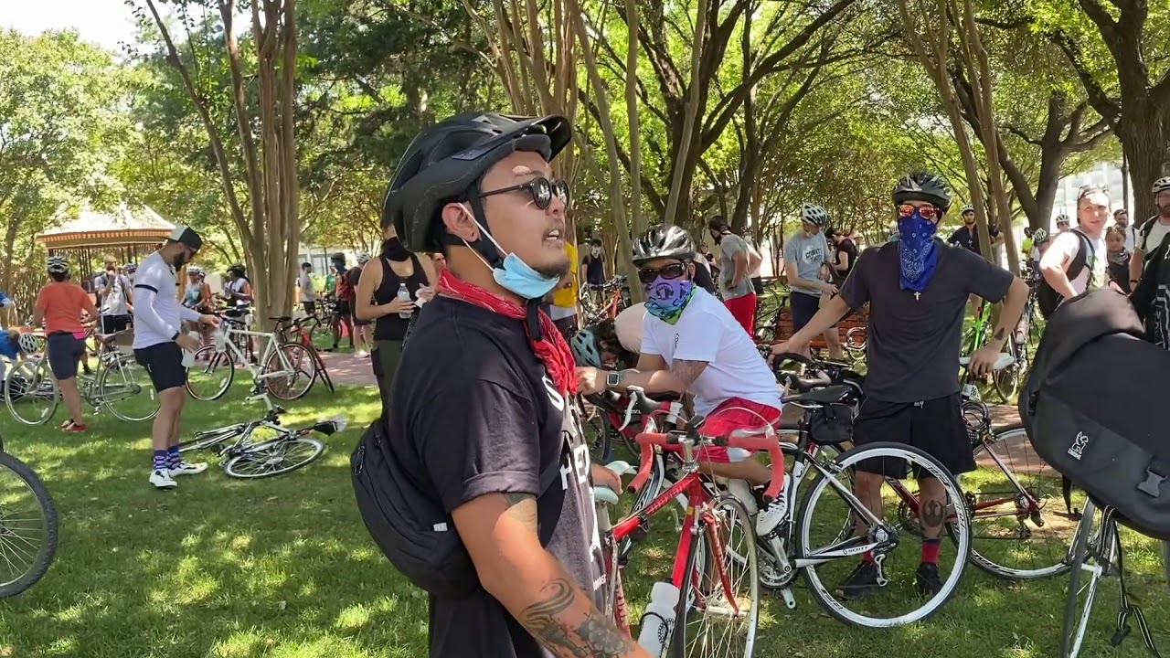 Dallas Cycling Community Silent Ride , June 6, 2020 for Floyd