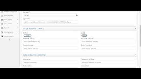 Setup Stripe Payment Gateway and Sendgrid Email | Ping Tree Systems | Lead Distribution Software