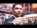 PACQUIAO EXPLAINS WHY MAYWEATHER "CAN'T HELP" SPENCE WITH ADVICE; SIZES UP "COULD BE" FINAL FIGHT