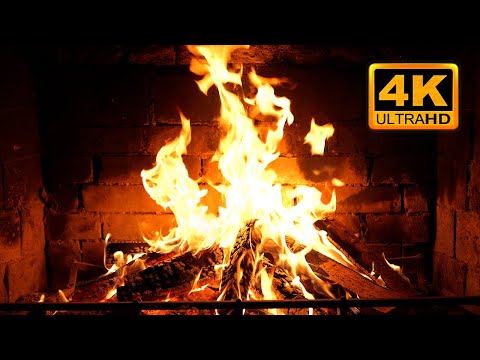 Cozy Fireplace 4K 12 HOURS Fireplace With Crackling Fire Sounds Fireplace Ambience  Cozy Fireplace 4K 12 HOURS Fireplace With Crackling Fire Sounds Fireplace Ambience