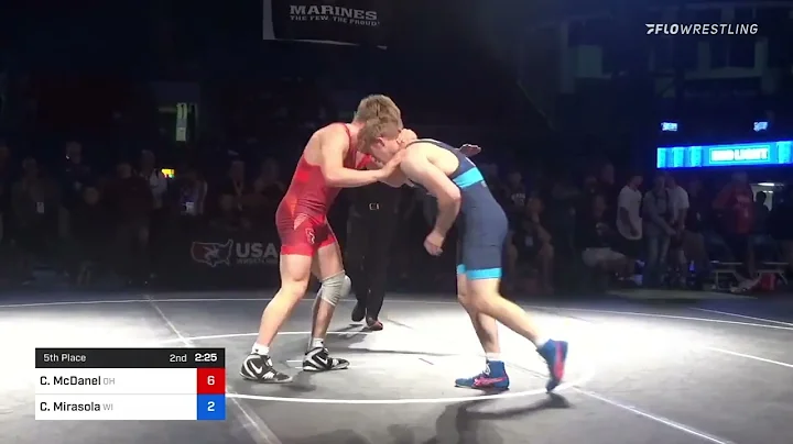 195 Lbs 5th Place - Camden McDanel, Ohio Vs Cole M...