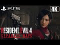 Resident evil 4 remake separate ways dlc  full game longplay walkthrough 4k 60fps