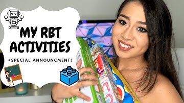 Registered Behavior Technician (RBT)  Session Activities!