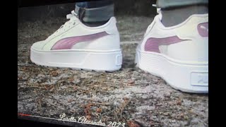 My new white & pale grape Puma Karmen preview 👟