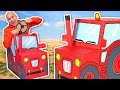 Cardboard Tractor - Cardboard Car Toy - Craft Ideas For Kids | DIY on Box Yourself