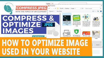 How to Optimize/Compress JPEG Images used in your website?