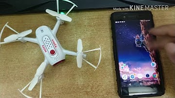 How to connect Syma X22W to smartphone