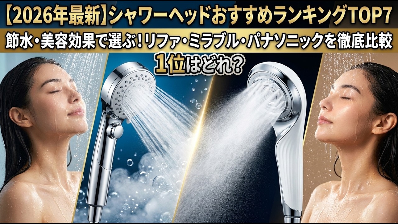 2026 Latest] Top 7 Recommended Shower Heads: Water Saving & Beauty