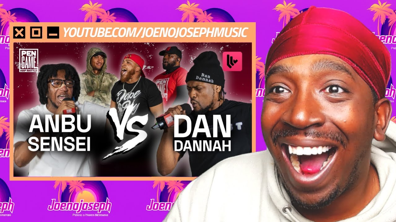 AMERICAN REACTS TO ANBU SENSEI vs DAN DANNAH | PenGame Rap Battle 2025