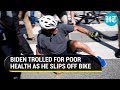 Joe Biden falls off bike at park near beach home; Netizens call U.S President unfit I Watch