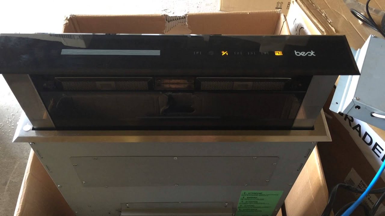 Britannia Lift Downdraft Vetro Hood Ashcott Appliances Online YouTube