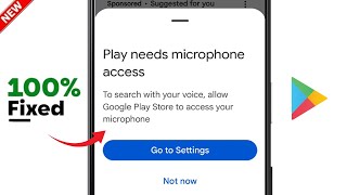 Play needs microphone access problem solve | How to Fix Play Needs Microphone Access in Play Store