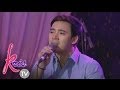 Erik santos sings kung ako na lang sana on kristv