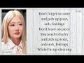 BABYMONSTER HARAM Pick Up Your Feelings Lyrics 