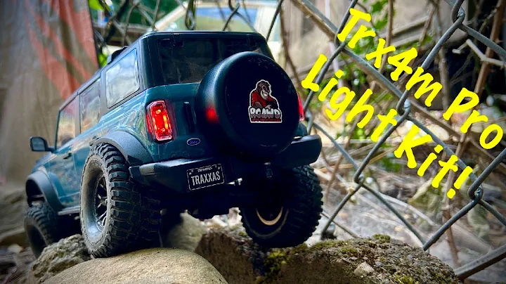 Traxxas Trx4m Pro Scale Light Kit Install!