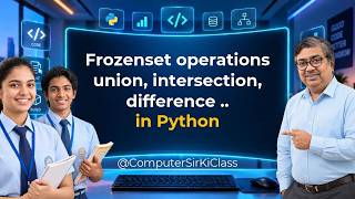 Python frozenset Methods | copy(), union(), intersection(), difference() & Symmetric Difference