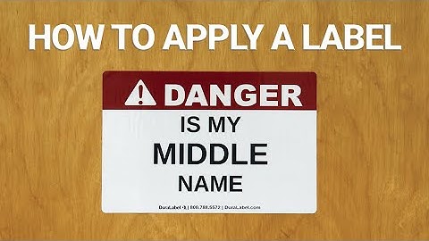 How to Apply Labels Like a Pro!