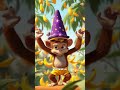 Monkey&#39;s Magic Hat Gone Wrong! 🍌🤣 | Funny Jungle Story for Kids #aivideo #funny #shorts