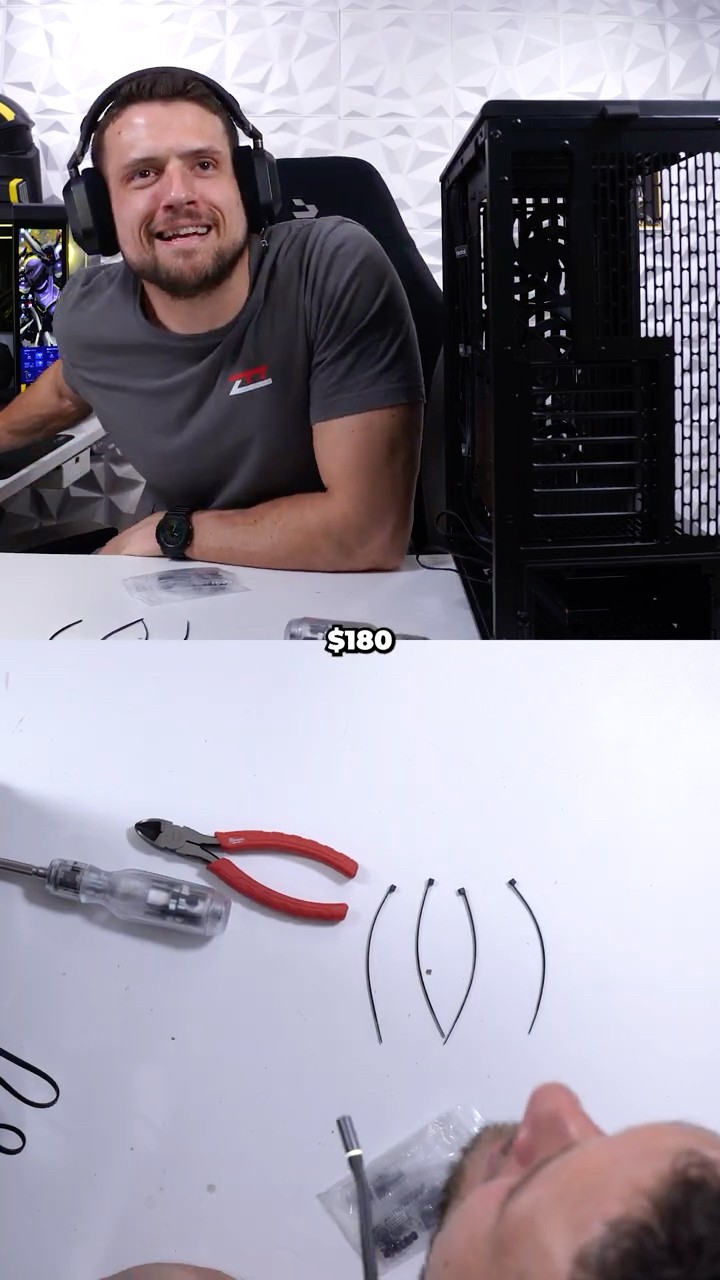 $180 Case But Only 4 Zip Ties? - YouTube