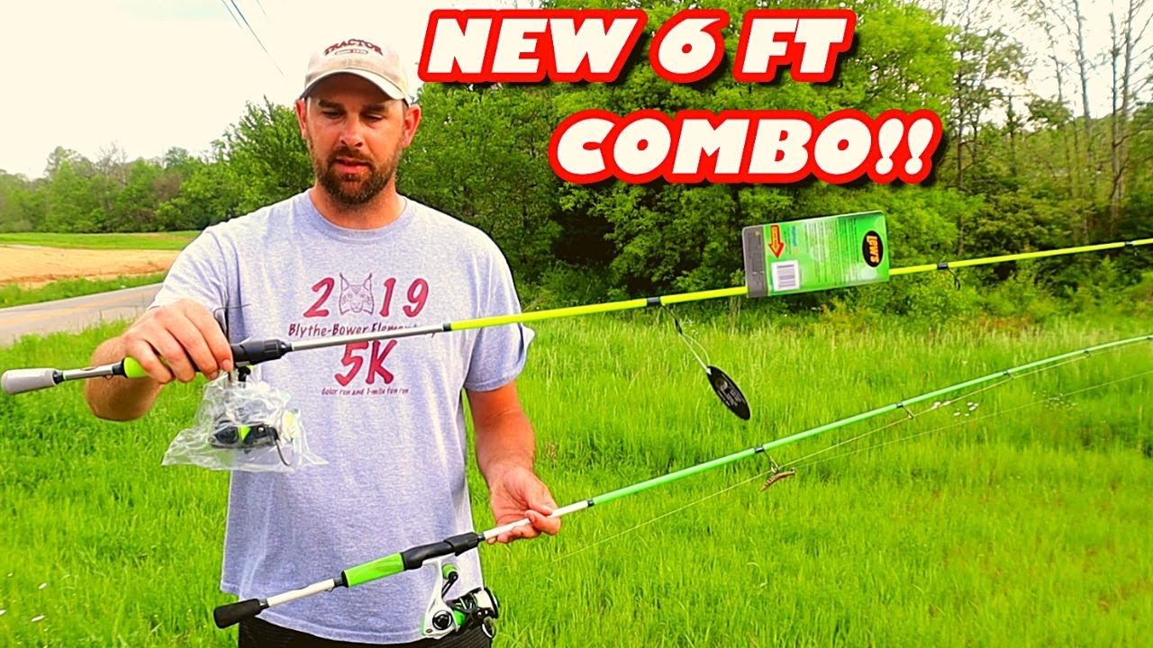 Lews Walmart Xfinity 6 FT combo Review- Best Creek Fishing Combo?!? 