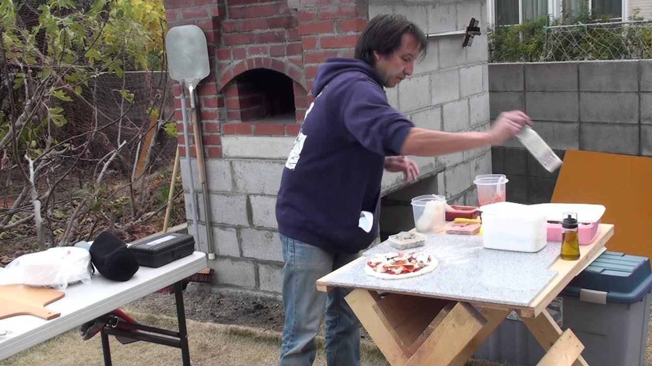 My Wood Fired Pizza Oven in Japan - Final(For this year) - YouTube