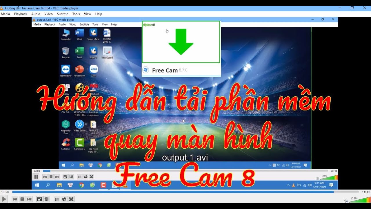 Hướng dẫn tải Free Cam 8 | Phần mềm quay màn hình đơn giản, gọn nhẹ, dễ sử dụng
