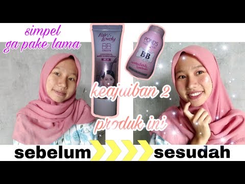 Makeup Ringan Pakai BB Cream & Bedak Marcks Tanpa Foundation, Tanpa Concealer. 