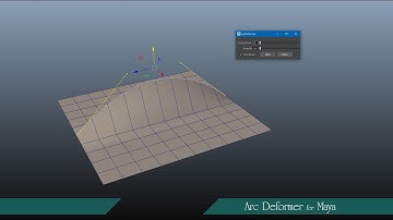 Maya Poly Tool R&D - arc Deformer