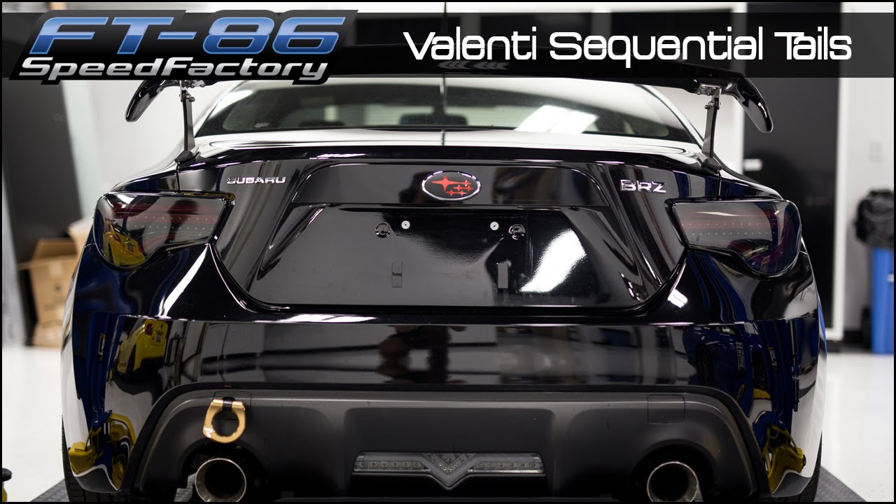 Transistor undskyldning sektor FT86SpeedFactory - Valenti Sequential Tail Lights - YouTube