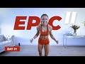 RED HOT HIIT Workout Full Body / No Equipment | EPIC II - Day 31