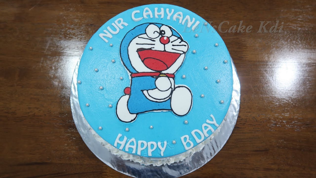  Dekorasi  Kue Ultah  Anak  Anak   Kue Ulang Tahun  Doraemon  