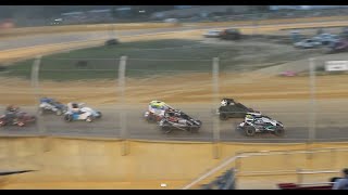 Lawrenceburg Speedway USAC Midwest Thunder Midgets Heat Races 1-3 [8/24/24]