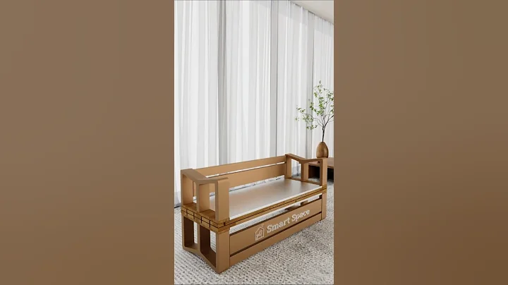 Multifunctional solid wood folding table and chair #interiordesign #home #classicwood