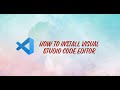 How To Install Visual Studio Code Editor || Web Developer Training and Courses ||