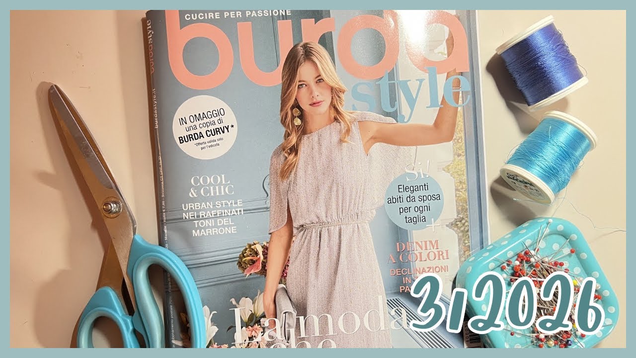 Журнал Burda Style, март 2026 года. Давайте посмотрим его вместе.