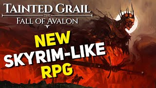 This New RPG Gave Me SKYRIM NOSTALGIA | Tainted Grail: The Fall of Avalon