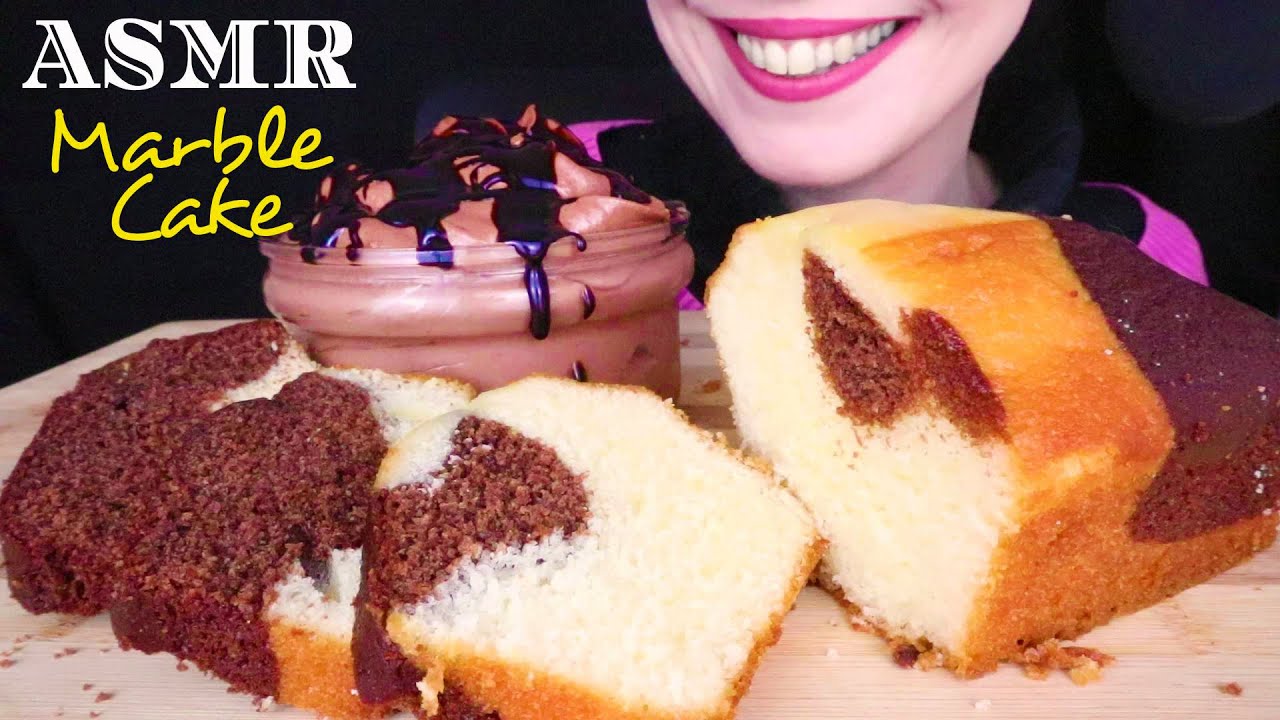 MARBLE CAKE & CHOCOLATE MOUSSE 🍫 | No Talking | ASMR Mukbang  - 먹방 | Real Eating Sounds