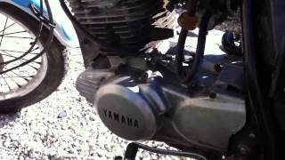 1981 Yamaha SR250G Start up