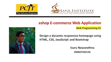Web Project Task 6 | 1st Year | Semester 01 | Java Institute | Isuru Nawarathna